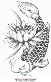 Black And White Koi Tattoo 40 Koi Fish Tattoos Japanese And Chinese Designs Koi Tattoo Design Koi Fish Tattoo Flower Tattoo Designs