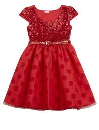 Sequin Cap Sleeve Party Dress Girl Outfits Girls Red Party Dress Cute Red Dresses