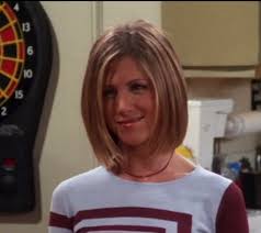 Which is a huge statement, considering the big though jennifer aniston's long hair looks are amazing, this jennifer aniston blond hair color blunt cut had become a top favorite among teenage girls back in 2001. Haircut Rachael Green Friends Season 7 Jennifer Aniston Short Hair Celebrity Hairstyles Jennifer Aniston Hair Friends