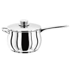 Stellar 1000 Deep Saucepan 18cm Stainless Steel Ceramic Hobs Steel