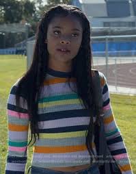 Sheri S Multicolored Striped Sweater On 13 Reasons Why 13 Reasons Thirteen Reasons Why Sweaters