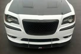 Rear wheel drive exterior color white. 2011 2016 Chrysler 300c Srt Apr Carbon Fiber Front Splitter Rods Apr Cw 621116