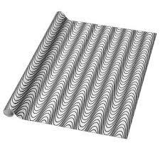 Black And White Striped Wrapping Paper Near Me Black And White Moire Stripes Trippy Abstract Wrapping Paper Zazzle Com Wrapping Paper Custom Wrapping Paper Black And White