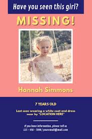 You need to die in a sacrifice room while holding the missing poster. Pink Missing Girl Poster Template Postermywall