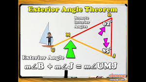 When two lines are crossed by another line (called the transversal), alternate interior angles are a pair of angles on the inner side of each of those two lines but on opposite sides of the (click on alternate interior angles to have them highlighted for you.) Exterior And Remote Interior Angles By Shmoop Youtube