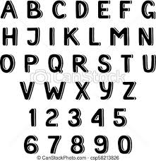 Mar 20, 2019 · hand lettering. Sans Serif Alphabet Hand Drawn Letters With A Shadow In A Retro Style Vector Stock Illustration Lettering Alphabet Fonts Hand Lettering Alphabet Lettering