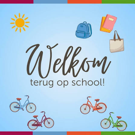 Leuk dat je weer terug bent!, We beginnen weer samen aan het nieuwe  schooljaar! Vanaf morgen zien we jullie allemaal voor onze introductieweek  met als hoogtepunt de sportdag op vrijdag!, Fijn om ...