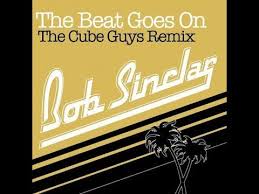 Keeping time with the rhythm of a song. The Beat Goes On