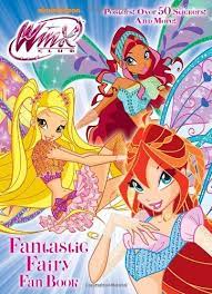 Fantastic Fairy Fan Book (Winx Club) (Full-Color Activity Book with  Stickers) by Golden Books (2012-08-07) Paperback: Amazon.com: Books