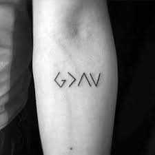 Bíonn blas ar an mbeagán. Top 51 God Is Greater Than The Highs And Lows Tattoo Ideas