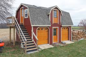 Garage kits by summerwood turn driveways into destinations. 2 Story 2 Car Garages The Barn Raiser