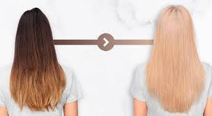 Even though transitioning and relaxed ladies may have weaker strands, compared to natural haired ladies due to relaxing chemicals and demarcation lines, omitting hair bleach makes this transition from dark to blonde hair a bit. How To Lighten Dark Hair At Home Bleaching Black Hair Garnier