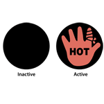 Print chemical warning labels or hazard labels that are vibrant and easy to read. Hot Warning Labels Hot Hand Telatemp