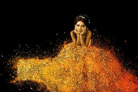 Braut Brautkleid Gold Kostenloses Foto Auf Pixabay