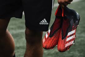 The knit textile upper on these laceless football boots rubber spines grip the ball for unmatched swerve, while a split outsole digs in to help you dominate. Adidas Football Predator 20 Mutator Release Info Hypebeast