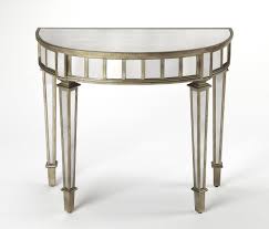Garbo Demilune Console Table In Mirrored Butler Specialty Company Furniture Home Gallery Stores Console Table Demilune Mirror Table