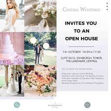 We plan luxury events for your property listings. Central Weddings Open House Central Weddings