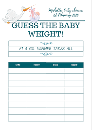 Check out our guess baby weight selection for the very best in unique or custom, handmade pieces from our party games shops. Guess The Baby Weight Game Baby Weight Coed Baby Shower Weight Baby