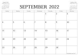 September 2022 Printable Calendars And Planners Pdf Templates For Goodnotes Notability Remarkable 7calendar