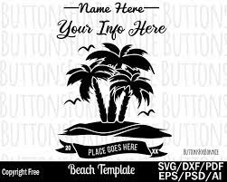 Download Family Vacation Svg Template Beach Template Cruise Etsy In 2021 Family Vacation Vacation Shirts Svg