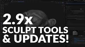 Blender 2 9x Sculpt Tools Updates Youtube In 2020 Sculpting Blender Tutorial