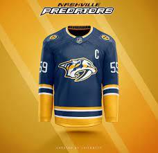 Adidas nashville predators climalite road white men's authentic team jersey. Nashville Predators Jersey Concept Nhl