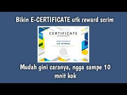 Desain sertifikat smk negeri 7 makassar. Cara Membuat E Certificate Untuk Reward Scrim Pubg Mobile Youtube