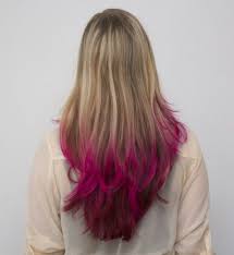 Hair Nails Makeup Hair Dye Tips Dip Dye Hair Pink Hair Tips