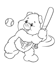 Printable Care Bear Coloring Pages For Your Kids Bear Coloring Pages Baseball Coloring Pages Cartoon Coloring Pages