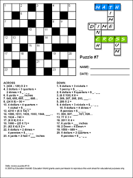 We did not find results for: Math Cross Puzzle Puzzle 7 Education World