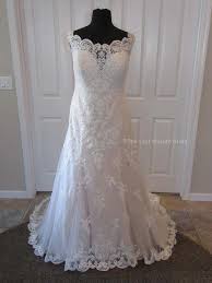 Stella York Ivory Moscato Lace 6569 Feminine Wedding Dress Size 22 Plus 2x 36 Off Retail