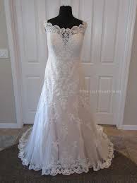 stella york ivory moscato lace 6569 feminine wedding dress size 22 plus 2x 36 off retail