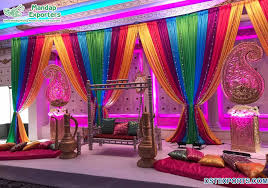 Which makes it very hard to get back to your daily life after that much fun and excitement. Muslim Wedding Henna Stage Decoration Mandap Exporters