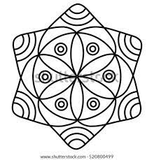 Vector Images Illustrations And Cliparts Simple Flower Mandala Pattern For Coloring Book Pages Easy Floral Design To Color For Kids Beginners Hqvectors Com Flowered mandala by elanise art.