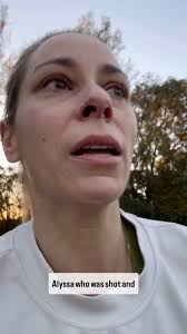 We run to honor Alyssa Lokits, a 34-year-old woman who was tragically shot  and killed