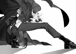 Black And White Anime Boy Aesthetic Pin On Artwork