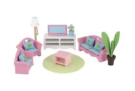 Elc Rosebud Luxury Living Room Set Doll Houses Mothercare Luxury Living Room Luxury Furniture Living Room Living Room Sets Furniture