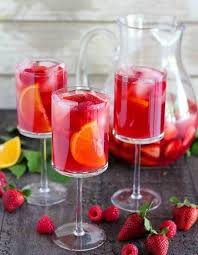 Comment Faire Une Sangria Maison Elle A Table Sangria Maison Recette Sangria Sangria Rose