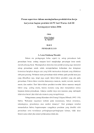 Ia biasa menangani klien lintas industri dan berbagai fungsi manajemen organisasi. Https Digilib Uns Ac Id Dokumen Download 5477 Mtu5ntc Peran Supervisor Dalam Meningkatkan Produktivitas Kerja Karyawan Bagian Produksi Di Pt Sari Warna Asli Iii Karanganyar Tahun 2006 Abstrak Pdf