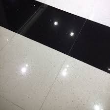Glitter vinyl floor tile — we found a source! Black Sparkle Tiles Flooring Shefalitayal