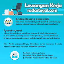 Lowongan kerja jember terbaru juli 2021. Lowongan Kerja Content Editor Juli 2021