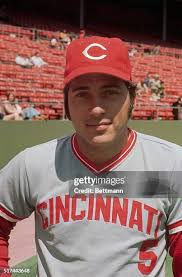 Cincinnati Reds catcher Johnny Bench shown in this closeup pose... News  Photo