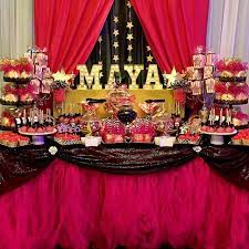 In finding the perfect sweet sixteen theme for your party, think about your personality and the group of guests you'll be inviting. Hollywood Theme Sweet 16 Hollywood Hollywoodsweet16 Hollywoodtheme Sweet16 Birthday Birthdayp Hollywood Birthday Hollywood Sweet 16 Sweet 16 Party Themes