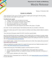 2 253 240 cases and 65 972 deaths. Sa Health On Twitter South Australian Covid 19 Update 16 11 20 For More Information Go To Https T Co E4b14lr2vd Or Contact The South Australian Covid 19 Information Line On 1800 253 787 Https T Co Epwthu7mw8