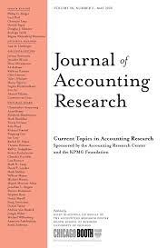 The scientific journal journal of accounting research is included in the scopus database. Journal Of Accounting Research Vol 58 No 2