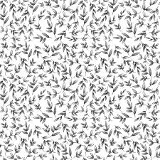 Muster Pflanzen Floral Schwarzweiss Textil Design Stoff Stoffmuster Blumen Dekorativ Kunst Bleistift Gemal Muster Blume Pflanzen Blumen Hintergrund