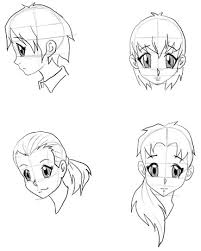 The ball of motion when drawing a head, sometimes it's easy to just always draw anime face drawing anime character drawing guy drawing drawing stuff reference manga face reference simple. Draw Anime Faces Heads Drawing Manga Faces Step By Step Tutorials How To Draw Step By Step Drawing Tutorials