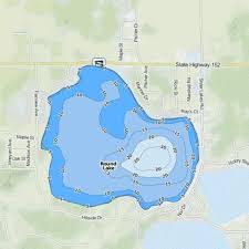 round lake fishing map us_mi_80_318 nautical charts app