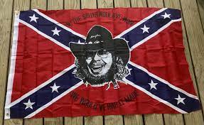 Hank williams jr signed full size usa flag acoustic guitar legend jsa coa. Hank Williams Jr Rebel Flag