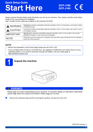 Be attentive to download software for your operating system. Brother Dcp J100 Quick Start Manual Pdf Download Manualslib